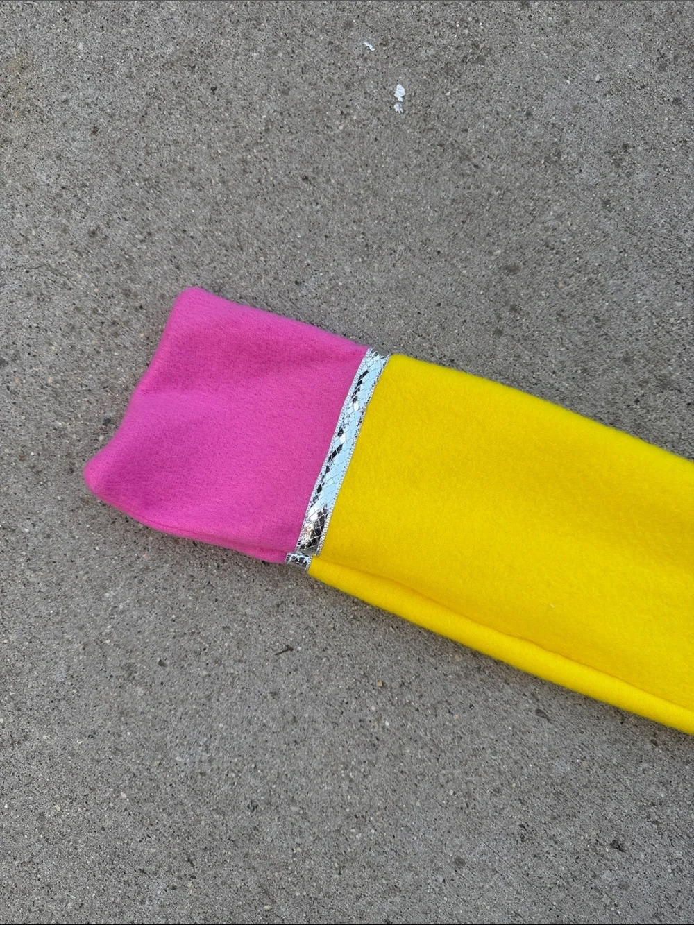 Yellow Pencil Plush Costume Accessory/Scarf
